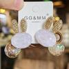 Hair Ties With Rabbit Autumn Winter Colorful High Elasticity For Girls School Daily Use Premium Soft Comfortable Non Pull