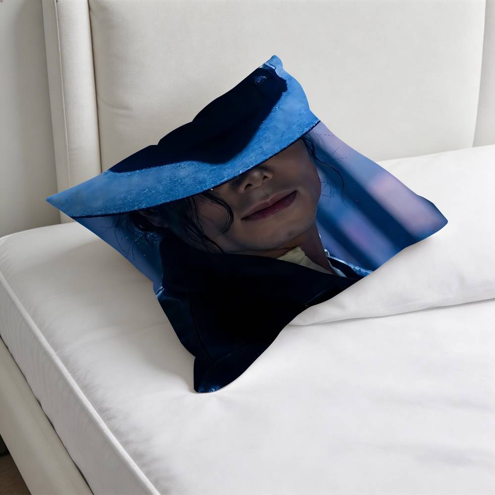 Superstar MMichael JJackson Fashion Square Pillow Case Durable Throw Pillow Cover for Sofa Couch Chair