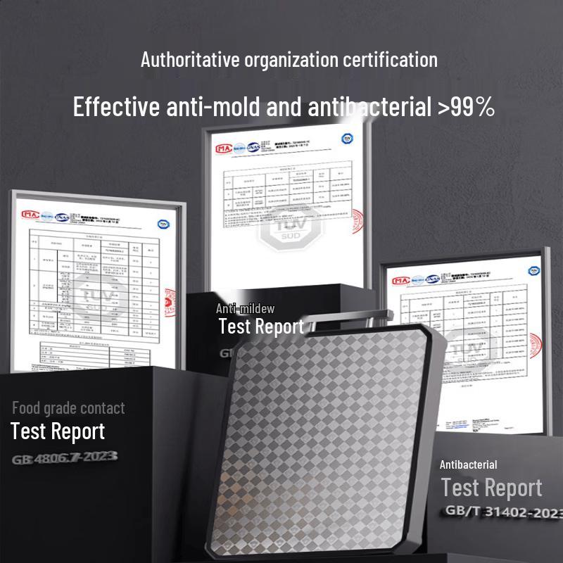 KOBACH Double-Sided Antibacterial Stainless Steel & Titanium Cutting Board