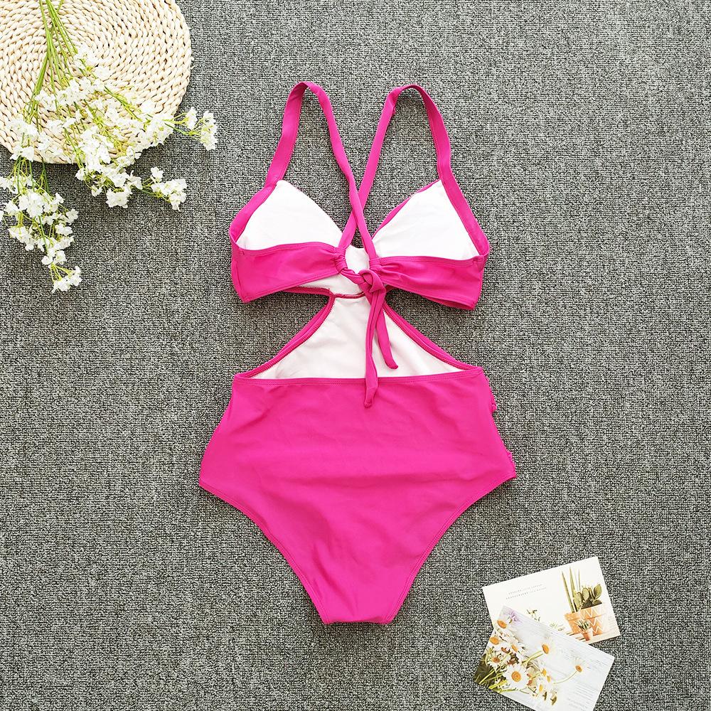 Jednodílné plavky Tankini Halter Velké velikosti Brazil Beach Push-Up plavky Body s vysokým pasem Monokiny Bikiny