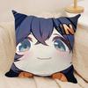 Belle Zenless Zone Zero Cushion Cover Silky Short Plush Invisible Zipper Dustproof Sofa Pillow Case for Home Decor