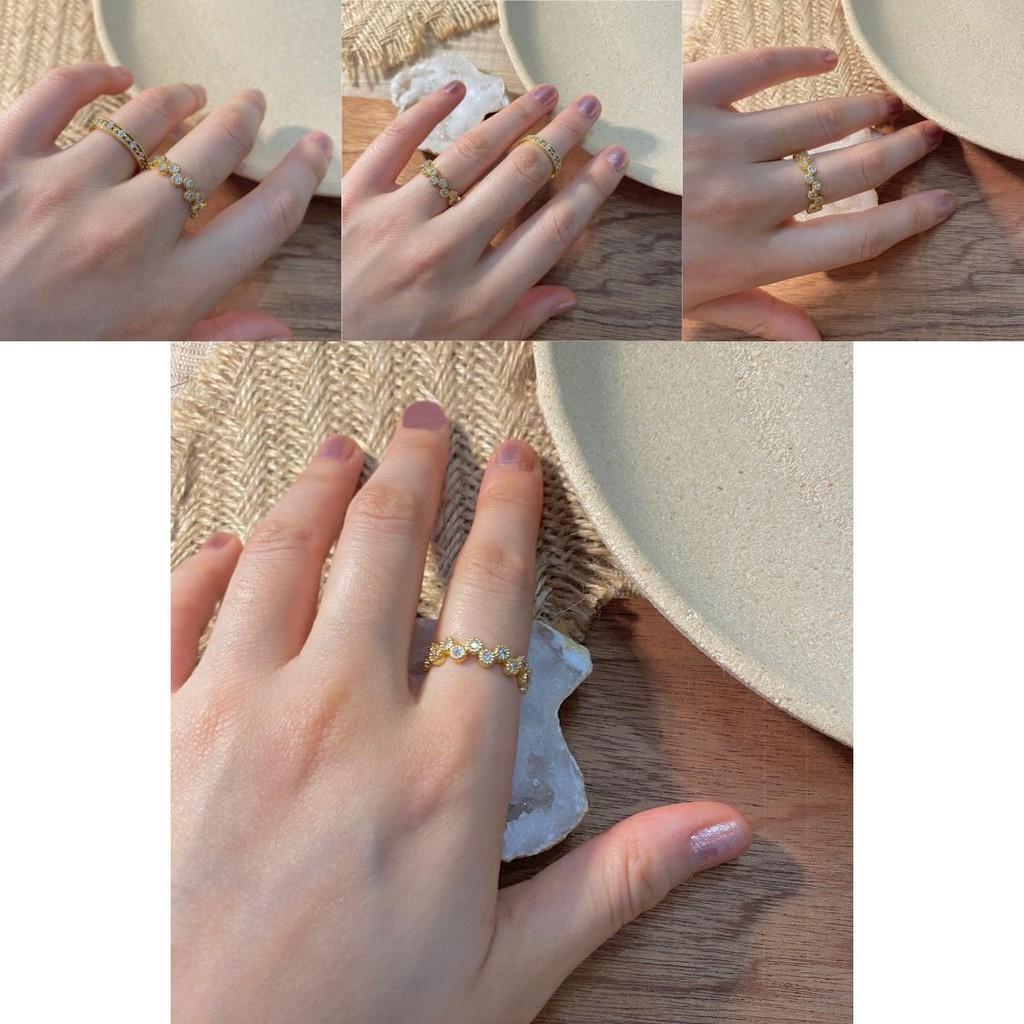 Einzigartiger Verstellbarer Kupferring Für Damen Mit Stilvollem Geometrischem Design Für Sommer 2024