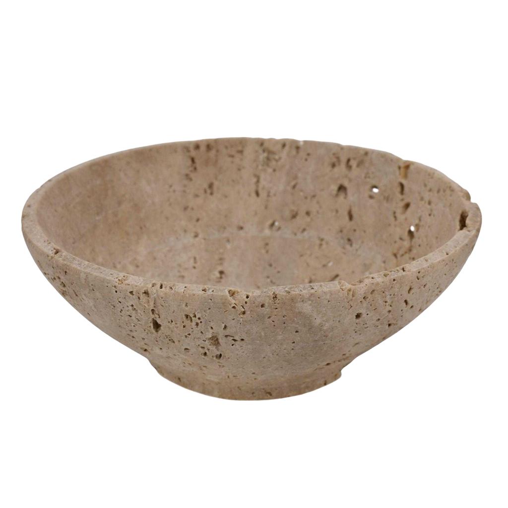 Hestia Travertine Decorative Bowl
