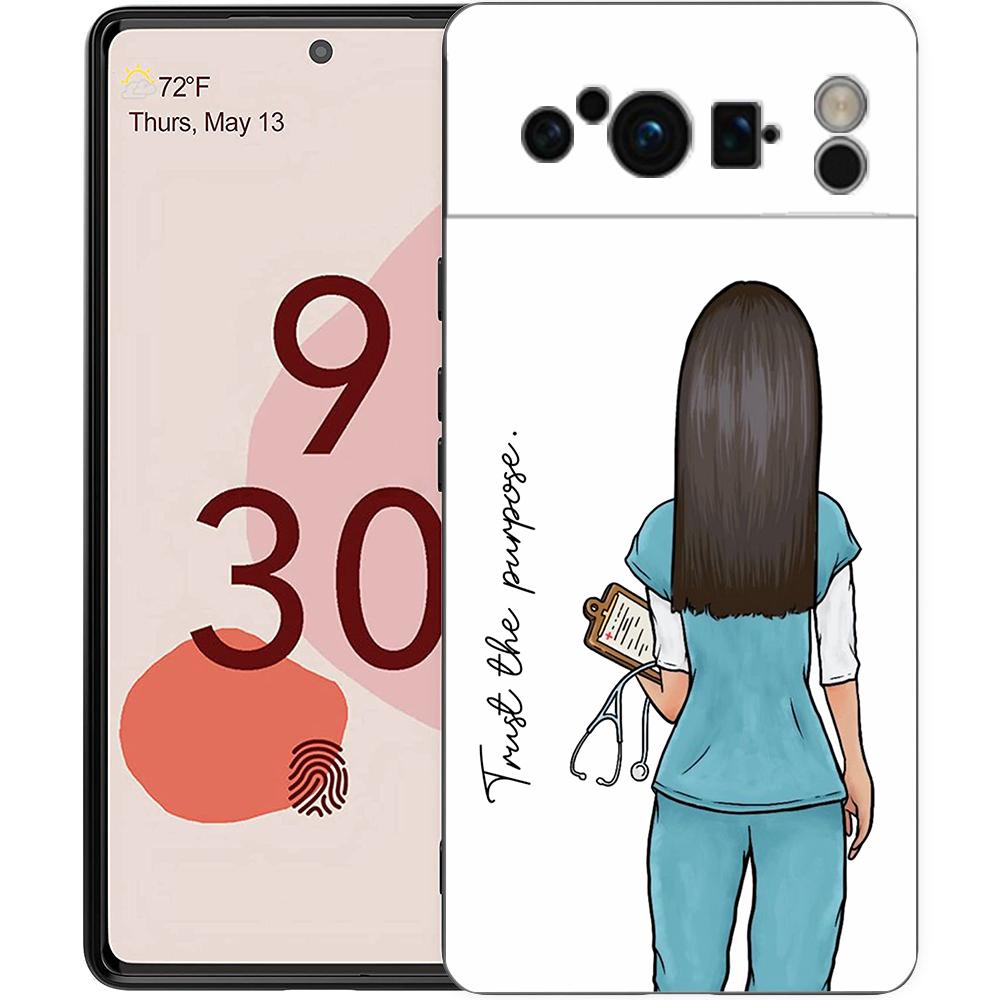 

Чехол для телефона с рисунком Доктор Медсестра Медицина Для Google Pixel 9 8 7 6 Pro XL 8A 6A 7A 5G Мягкий Ударопрочный ТПУ Черный Чехол Fundas Pixel 9 Pro XL