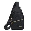 Minimalistische Damen-Brusttasche mit großer Kapazität, mehrlagig, wasserabweisend, Frontrucksack, lässige Outdoor-Umhängetasche für Mädchen