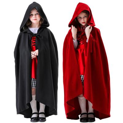 Halloween Cape Children Adult Costume Vampire Cape Reaper Cape Little Red Riding Hood Play Costume