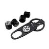 2026 New For VOLKSWAGEN VW 4PCS Car Wheel Tire Valve Caps Tyre Rim Stem Cover For Volkswagen Passat Santana Touareg Tiguan GTI G