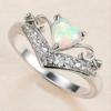 Lindon Classic Copper Alloy Zircon Ring Ladies Jewelry Wedding Promise Party Gift