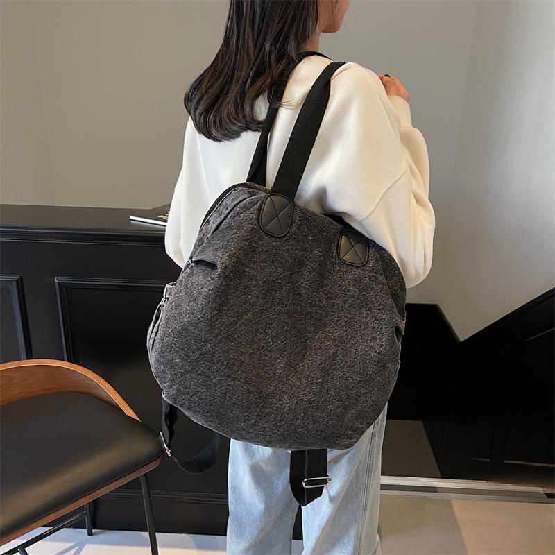 Denim Backpack Women's Large Capacity Shoulder Bag Travel Backpack