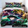 My Hero A-Academia Anime Cartoon Bettbezug-Set HD Deckenbezug für Kinder Bettwäsche-Sets Bettwäsche Schlafzimmer Dekor Luxuriöses Geschenk