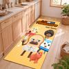Bread Barbershop Customizable Name Kitchen Floor Mat Easy To Clean and Wipe Down Suitable for Kitchens Living Rooms and Entryways—a Perfect Home Decor