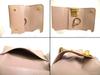 Authentic PRADA Beige Saffiano Metal Leather 4 Pics Key Chain #a542  Refurbished
