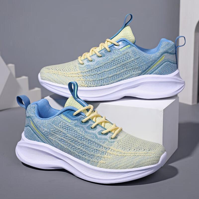 Dopamine super soft sports shoes women's mesh breathable indoor fitness skipping rope junior high school students high school entrance examination s