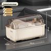 Kitchen Dish & Chopstick Drying Rack with Drain Lid