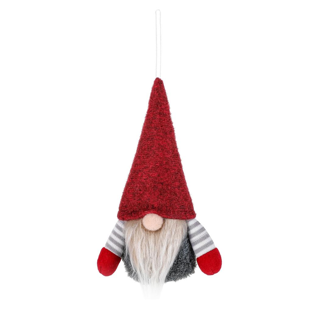 Christmas Gnome Doll Scandinavian Tomte Santa Figurine Plush Elf Toy Outdoor Yard Balcony Mini Decor