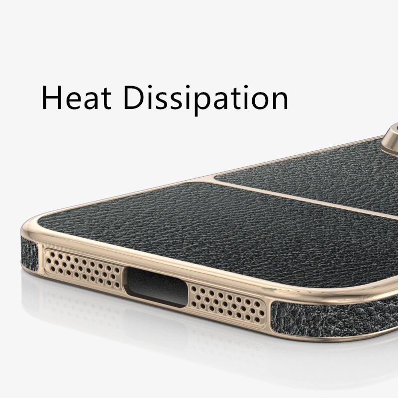 For Huawei Pura 90 Pro Max Case Luxury For Magsafe Magnetic Leather Heat Dissipation High-end Electroplated Dustproof Soft Cover