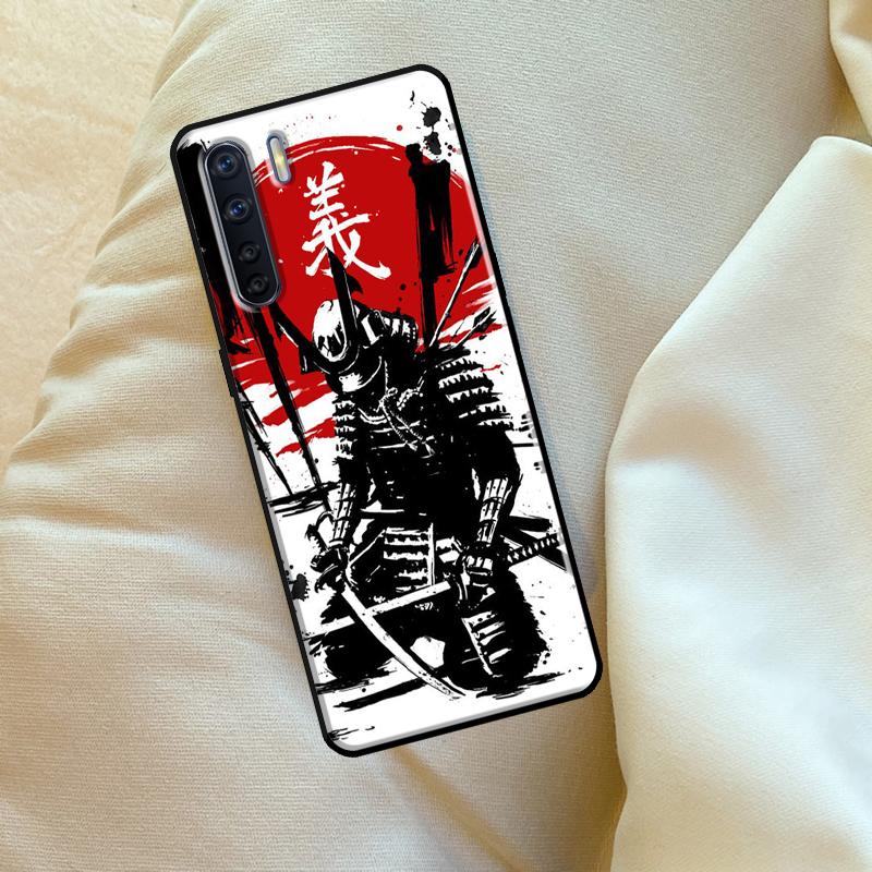 Japanese Bushido Samurai For OPPO A74 A54 A94 A15 A17 A77 A79 A58 A78 A98 A5 A9 A16 A76 A96 A52 A72 A53S A57S Case