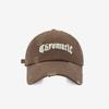 Three dimensional Letter Embroidery Baseball Cap  A Korean Style Fashionable Street Cap with Holes for Both Men and Women