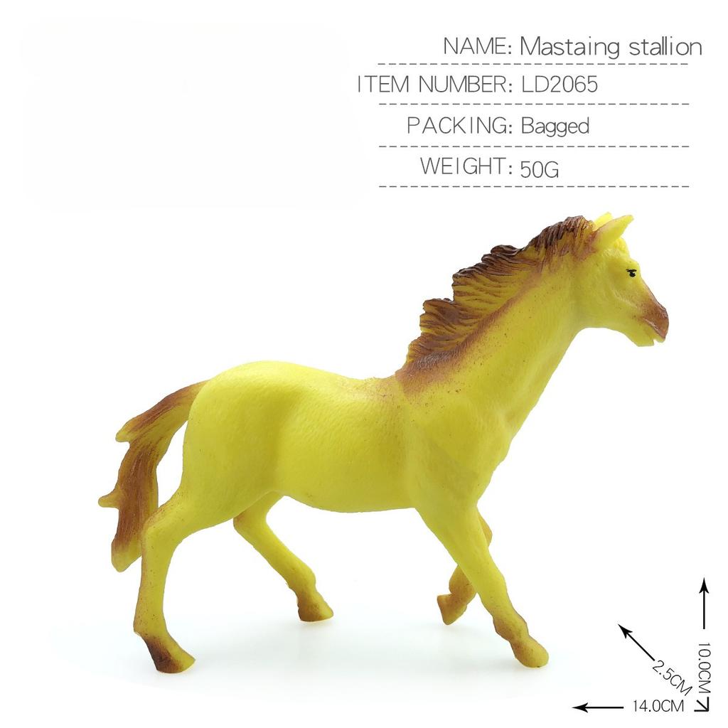 Simulated Animal Horse Models  Foals  Steeds  Black Horses  Thousand-mile Horses  Wild Horses  Children's Cognitive Toys  Animal Model Ornaments
