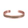 Vinterly Twisted Magnetic Bracelets Pure Copper Adjustable Cuff Vintage High Magnet Benefits Health Energy Jewelry for Women