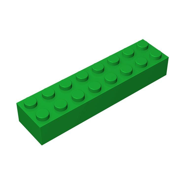 10 Stück 2x8 Steine 3007 MOC Technische Steine DIY Teile Bausteine Kompatibel Zusammensetzbare Partikel