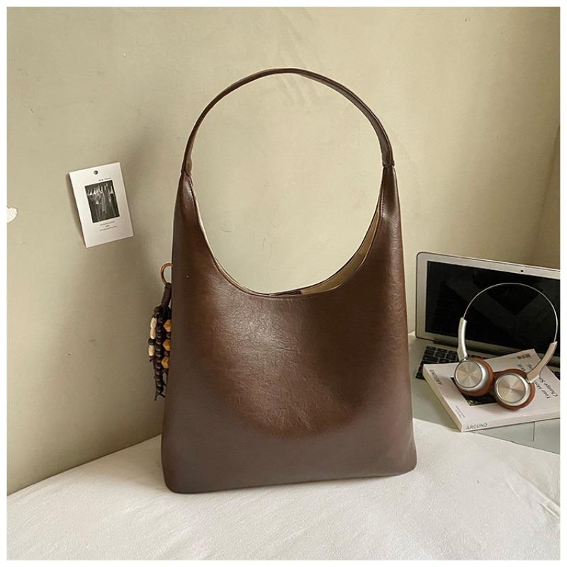 Stylish Large-capacity Retro Bag Autumn New Simple Casual Tote Bag High Value Fashion Shoulder Bag
