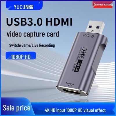 4K USB 3.0 HDMI Video Capture Card für PS5, DSLR, Game Streaming, 1080p60 Aufnahme