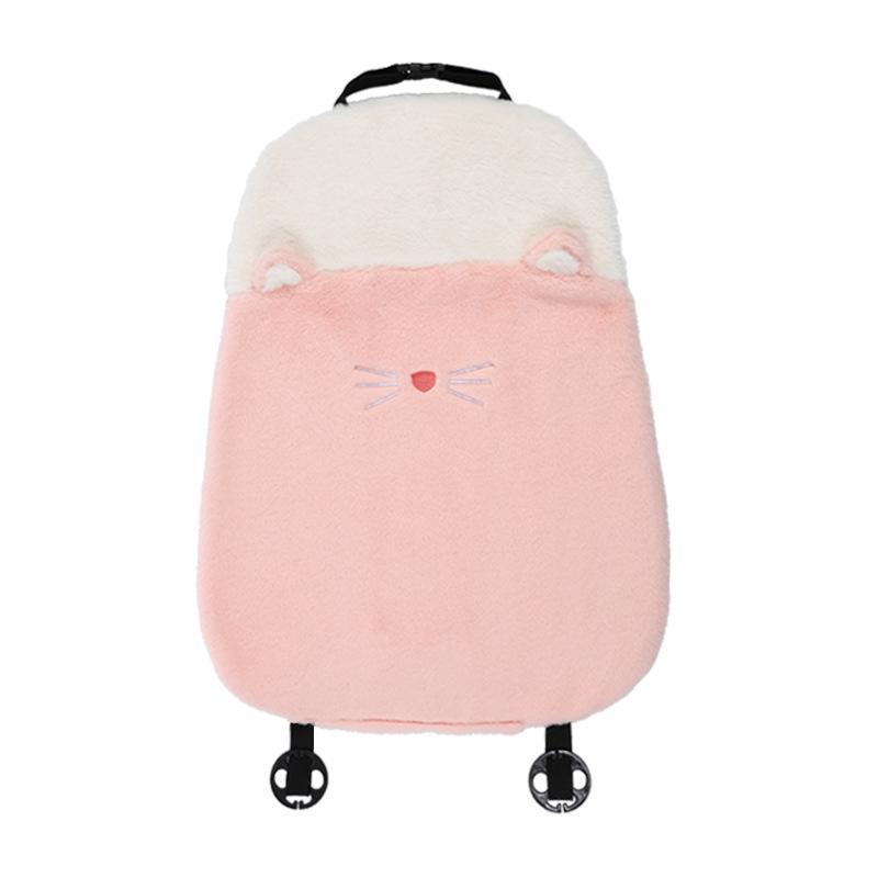 Cute Cat Paw Car Neck and Lumbar Support Headrest Pillow - Plush Backrest Decoration