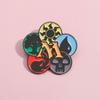 Playful Decorative Enamel Pin Brooch Featuring Quirky Cartoon Characters For Outfits