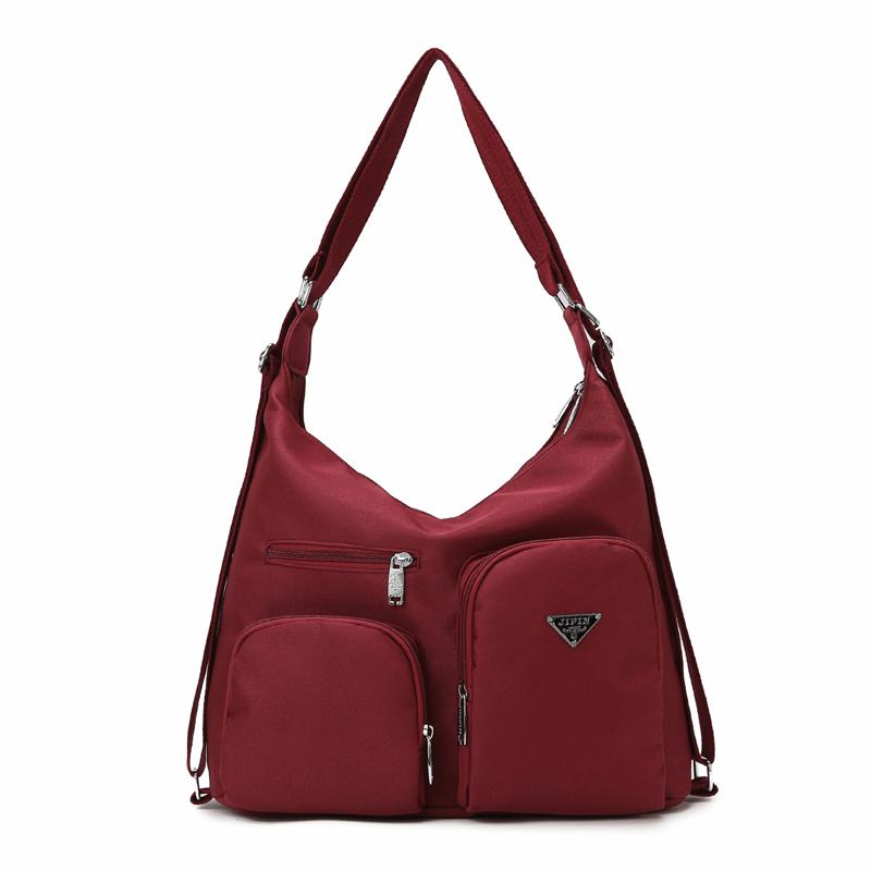 

Fashionable And Simple Women s Multifunctional Commuting Backpack, Large Capacity, Simple And Durable Leisure Backpack бордовий