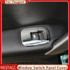 4 Stücke ABS Chrom Auto Fensterheber Schalter Panel Abdeckung Trim Aufkleber für Peugeot 2008 2014 2015 2016 2017 2018 