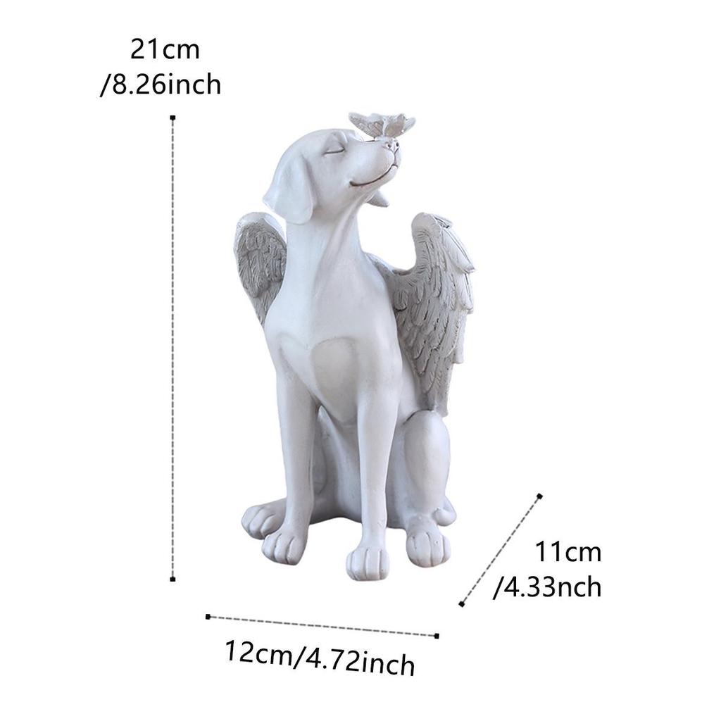 Creative Angel Dog Resin Souvenir