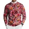 Herren Rundhals Langarm Rippstrick Pullover