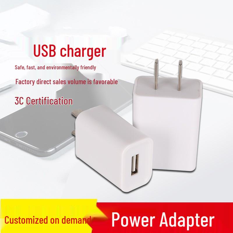 3C Certified 5V/2A USB Charger for Huawei, Apple, Xiaomi, OPPO Devices