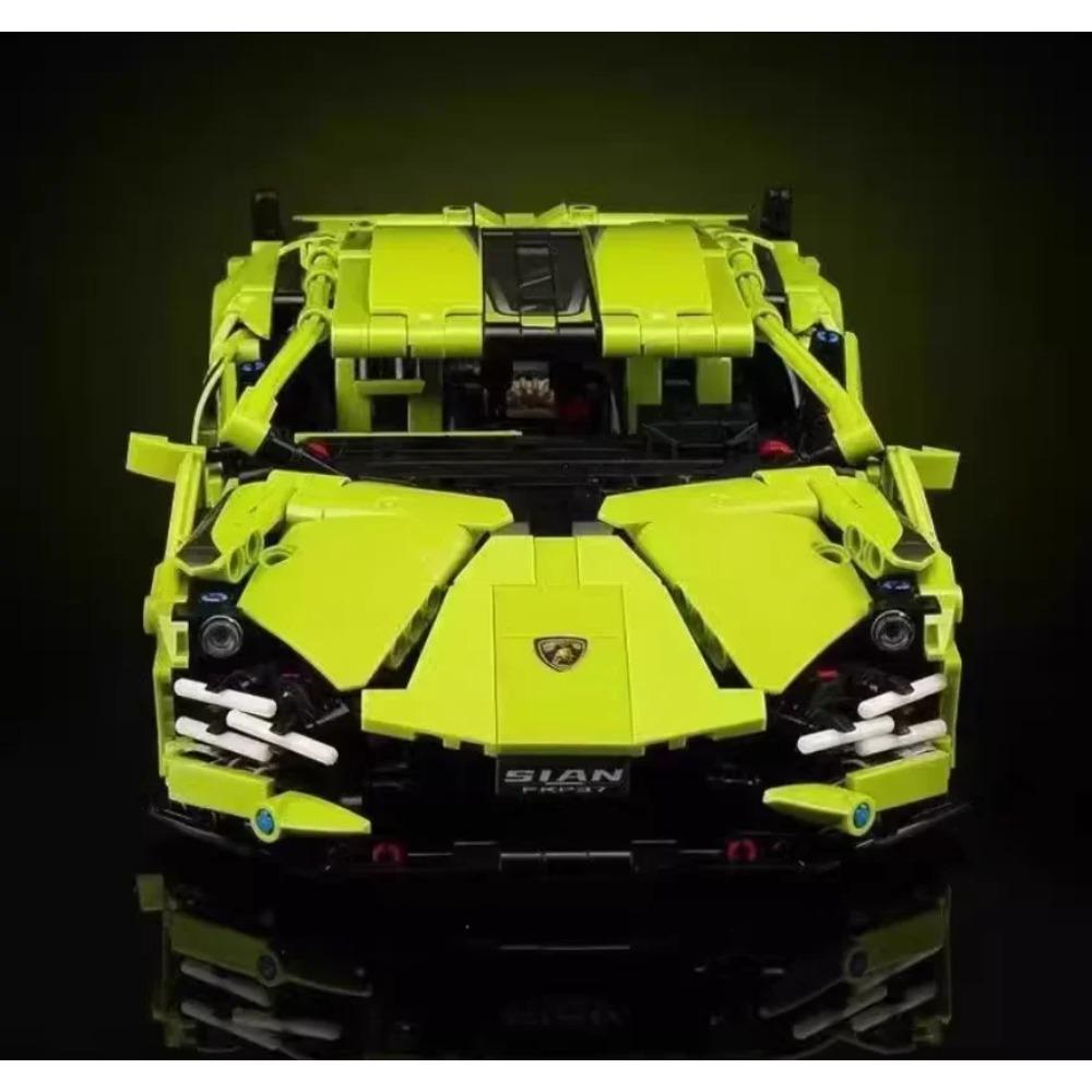 Blocuri de Construcție Tehnice Bugatti Lamborghinis Model Mașină de Curse Hypercar Asamblare Vehicul Cărămizi Jucării Pentru Băieți Copii Cadouri