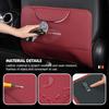 For KIA Leather Car Seat Back Anti-kick Pad Anti Scratch Protector Cover Storage Bag Sportage Rio Ceed Niro Soul Stonic Picanto