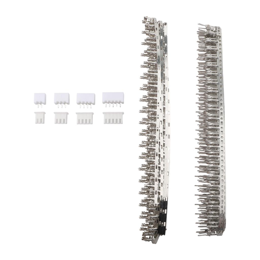 560pcs Connector Set 2.54mm Pitch Connector Antioxidant Coating Convenient Package Easy Installation Plastic Shell