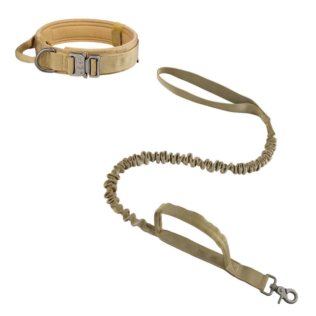 Tactical Dog Collar & Leash Set: Medium-Large Training Harness