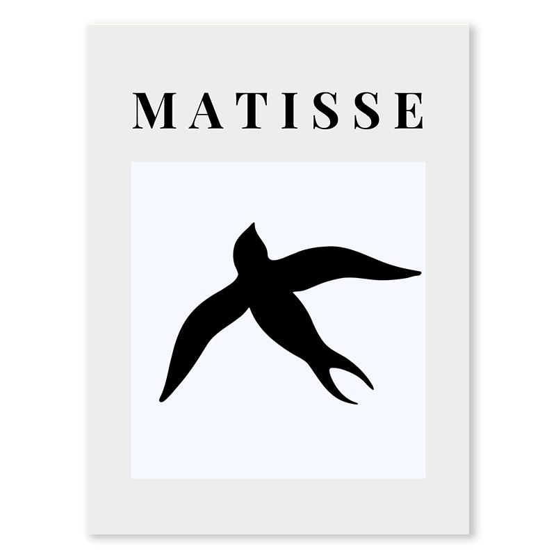 Abstract Matisse Print Wall Art Flower Vase Canvas Painting Alphabet Colour Block Poster Living Room Hallway Bedroom Home Decor