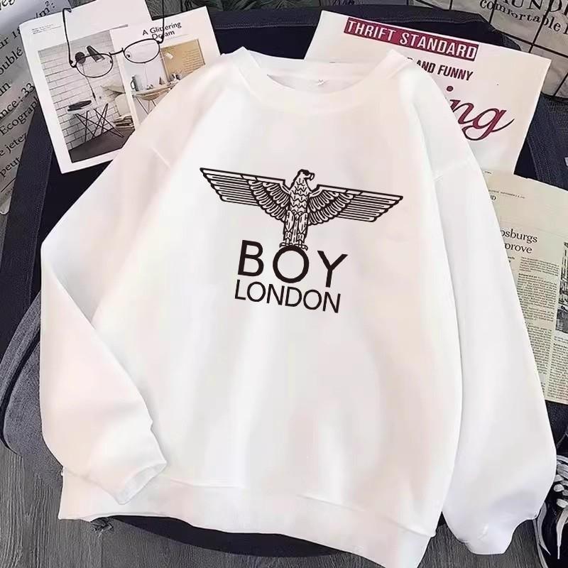 Mens Vintage Crewneck Sweatshirt Loose Fit Couple Style Long Sleeve Student Top Fall
