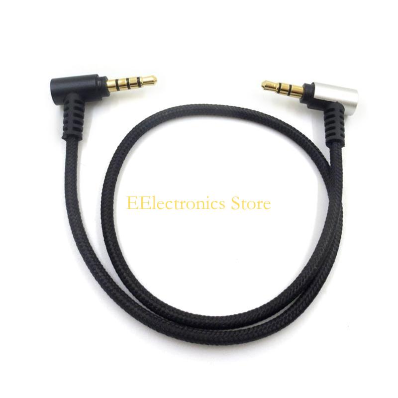 B03C TRS To TRRS Adapter 3.5mm Cable Microphone Audio Converter Patch Cables Balanced Smartphone for Rode SC7 Mic Cord