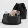 Black Foldable Makeup Brush Bag, Large Capacity, 14-40 Slots