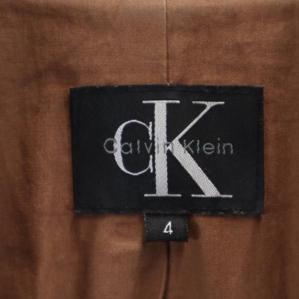 Calvin klein leather tailored jacket 4 Camel brown Women Used