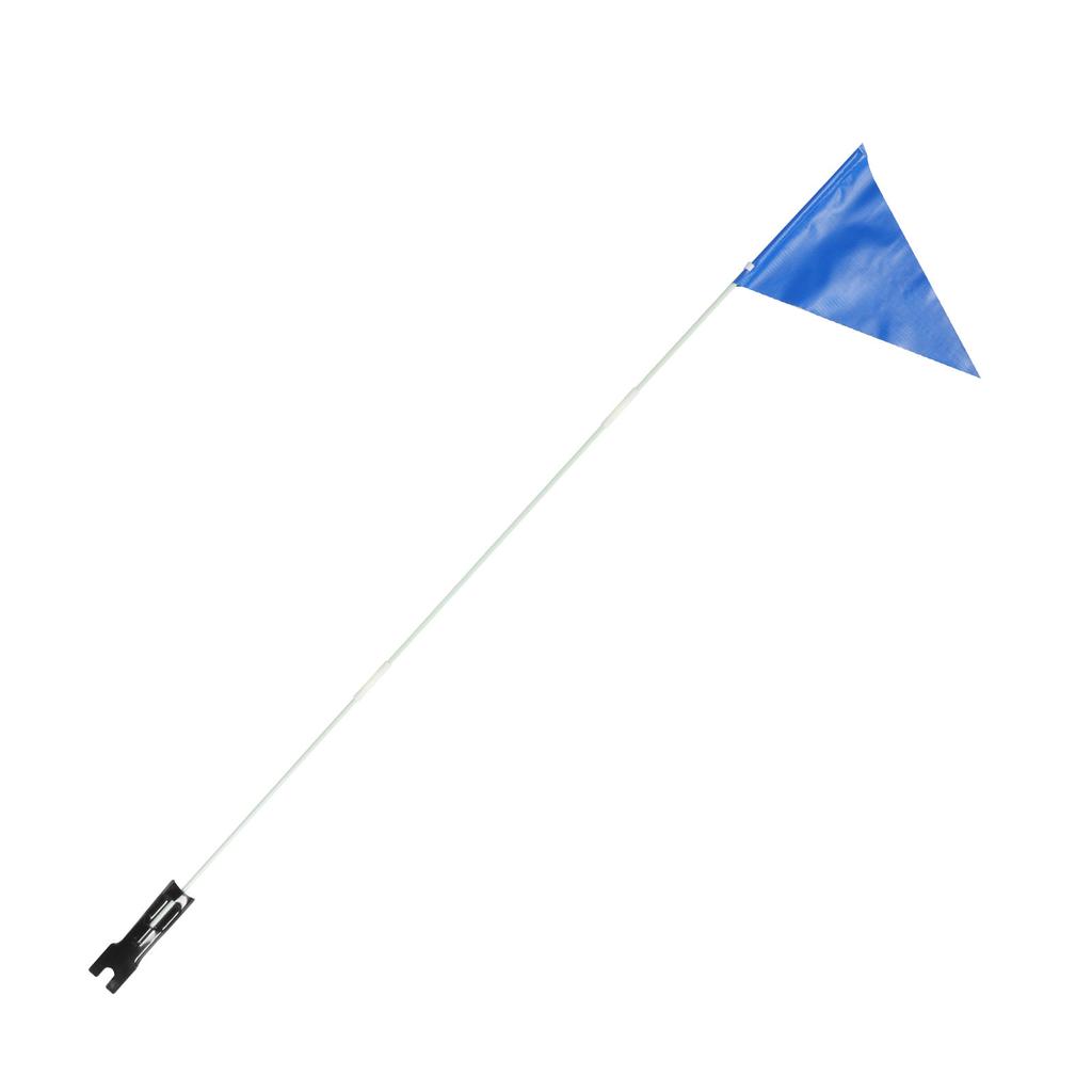 1Set Bike Safety Flag Adjustable Triangular Pole Children's Tail Cycling Sign Safety Flag Reflective Flagpole with Pole