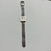 Used CITIZEN Elegance Ladies Watch New Battery Square Pink Dial Mesh Belt