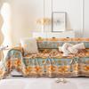New Nordic Style Sofa Cushion, Universal In All Seasons, Summer Seat Cushion, Straight Row Cover Towel, Backrest Cover Cloth Blanket