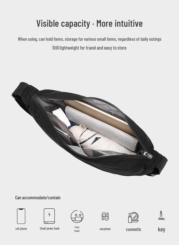 Bolso Bandolera de Lona Versátil de Moda