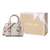 New MICHAEL KORS Bedford Artificial Leather Boston Bag One Shoulder Handbag Crossbody Bag Mini Women's Nude Pink 32F9G06C0B-173