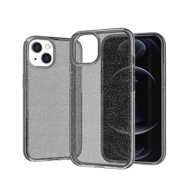 Glitter Clear Case for Iphone 17 Air 17E 16 16E 15 14 Plus 13 Pro Max 12 11 X Xs Max Xr 8 Se 2022 2020 Cute Transparent Bling Phone Cover Accessories