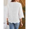 Lockeres Damenhemd Mode Lässige Bluse Elegantes Langarm-Damenhemd Urlaubs-Wochenend-Top